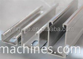 PLC control high precision PV solar bracket forming machine with hydraulic punching